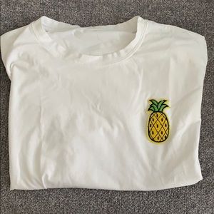 Romwe pineapple tee